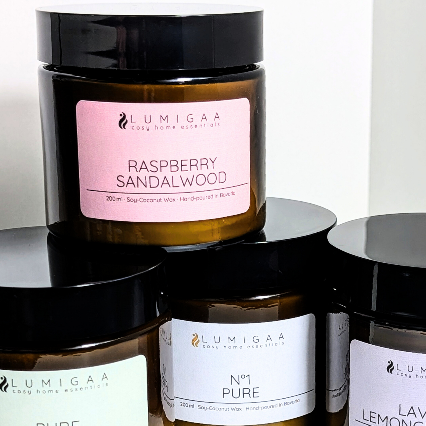 Kerze "NURA" - Sweet Vanilla