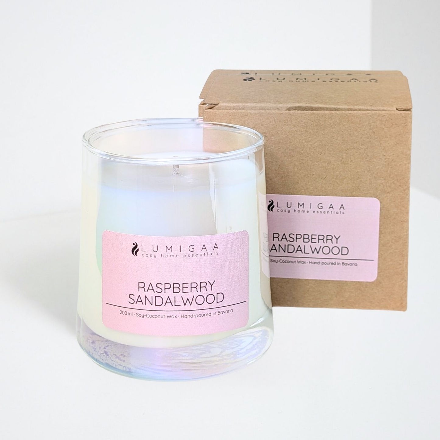 Kerze "AYVA" - Raspberry Sandalwood