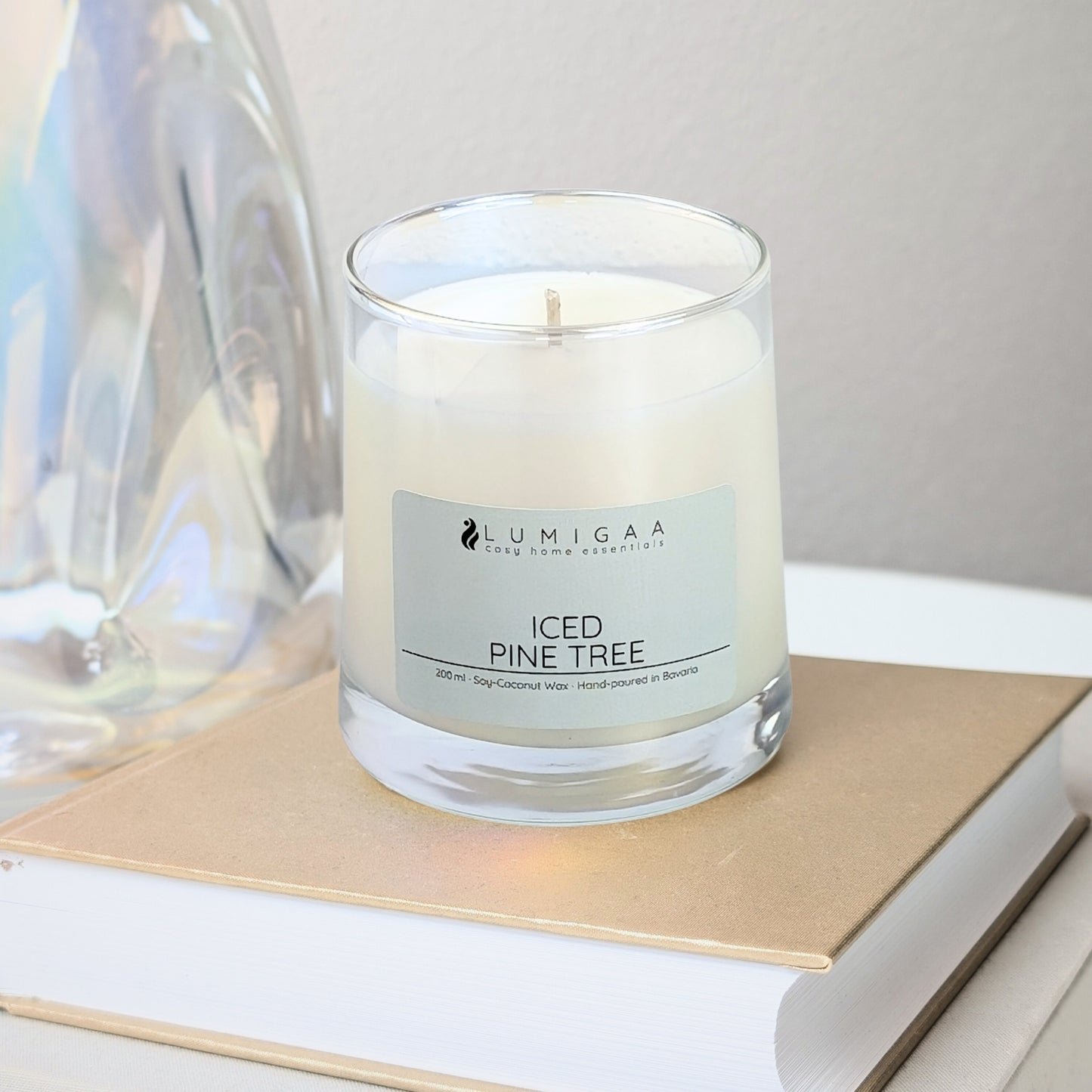 Kerze "AYVA" - Iced Pine Tree