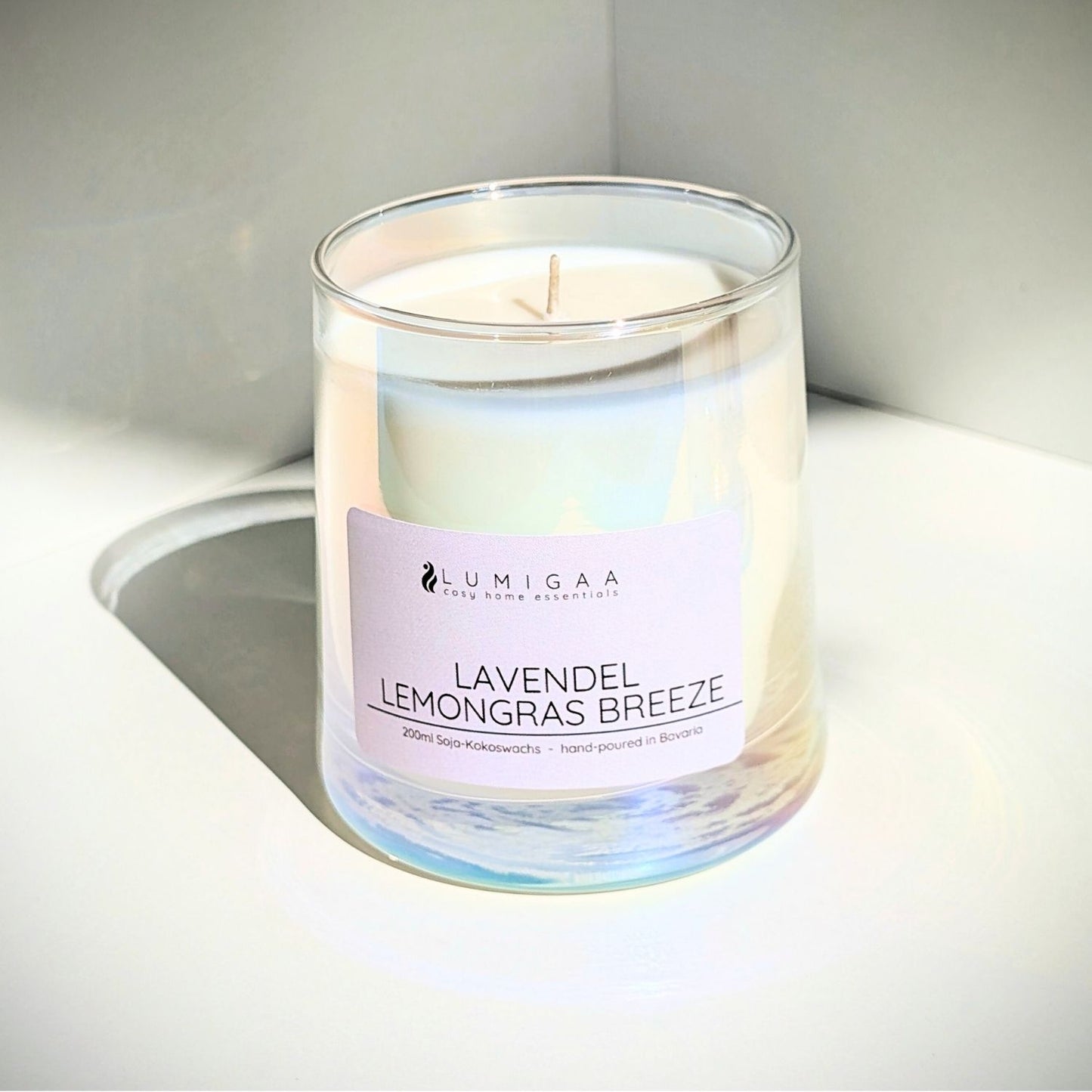 Kerze "AYVA" - Lavendel Lemongras Breeze