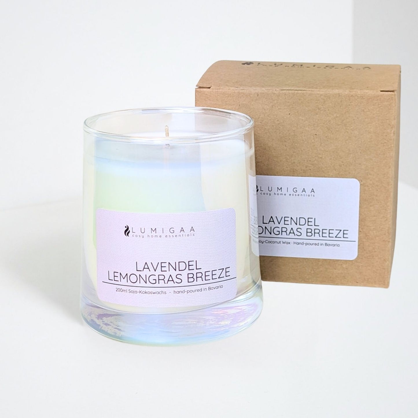 Kerze "AYVA" - Lavendel Lemongras Breeze