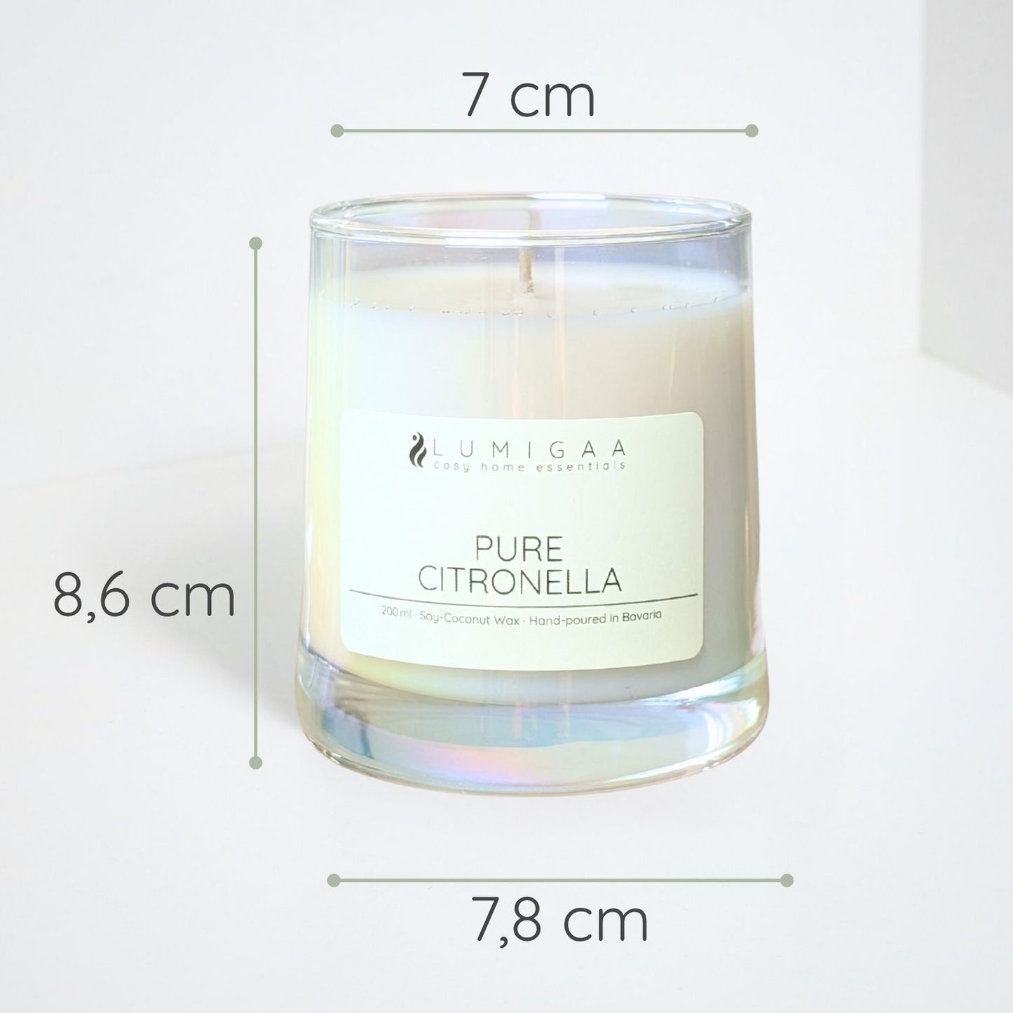Kerze "AYVA" - Pure Citronella