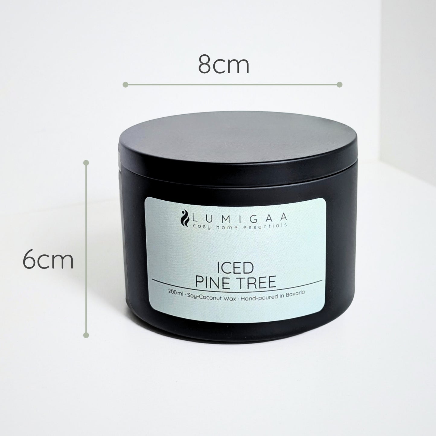 Kerze "ELOA" - Iced Pine Tree