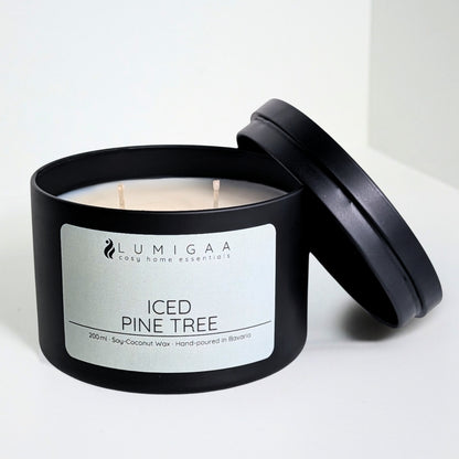 Kerze "ELOA" - Iced Pine Tree