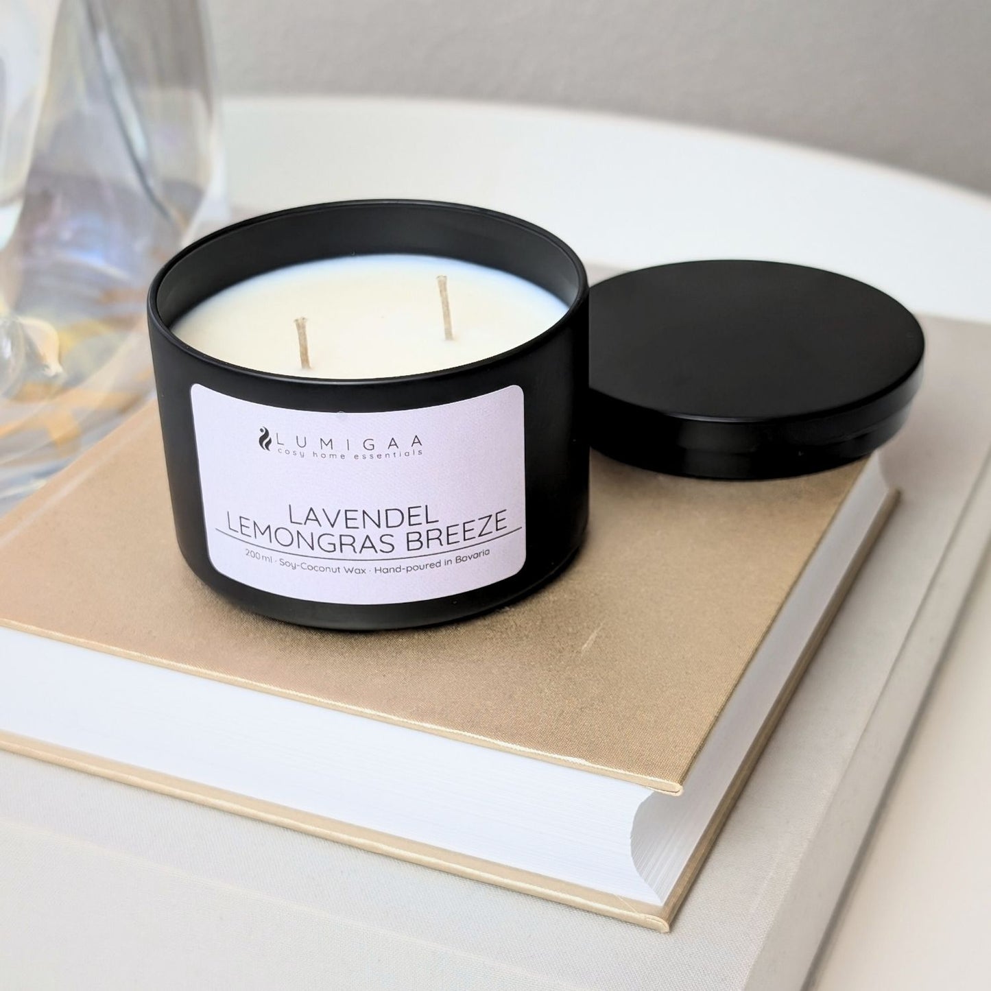 Kerze "ELOA" - Lavendel Lemongras Breeze