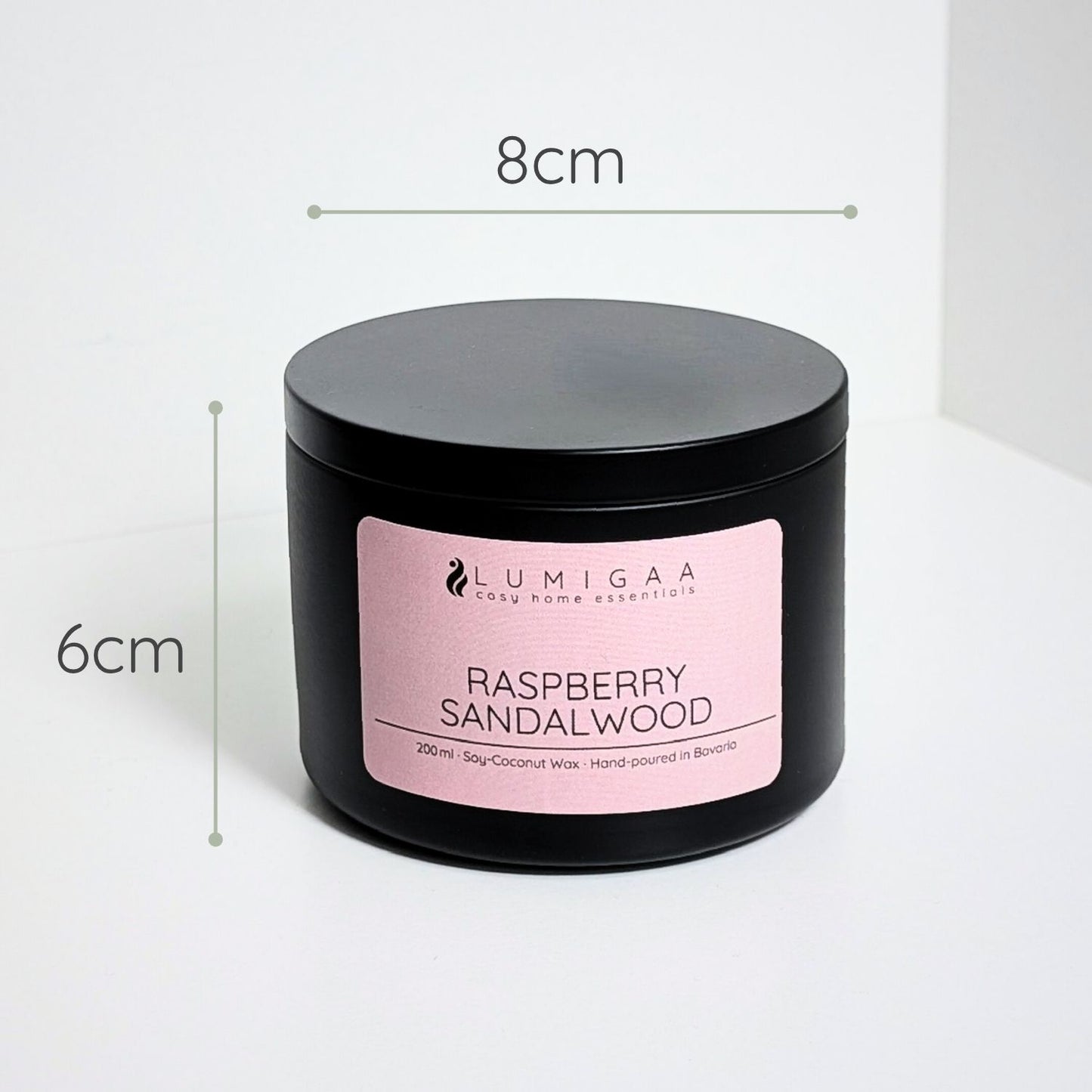 Kerze "ELOA" - Raspberry Sandalwood
