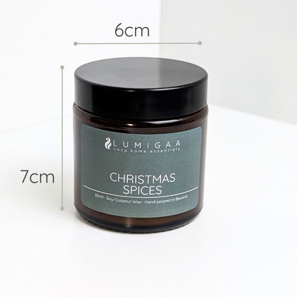 Kerze "NURA" small - Christmas Spices