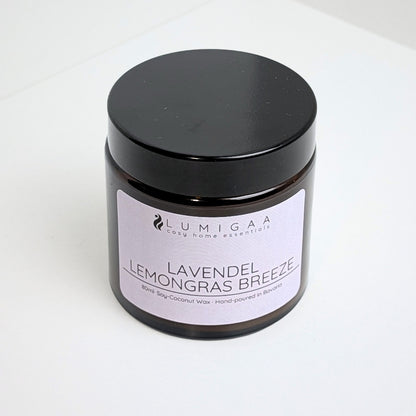 Kerze "NURA" small - Lavendel Lemongras Breeze