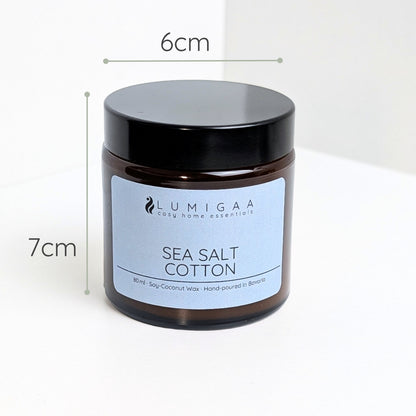 Kerze "NURA" small - Sea Salt Cotton