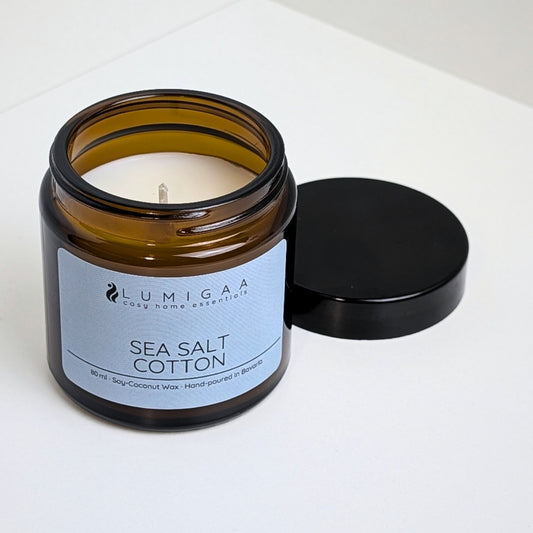 Kerze "NURA" small - Sea Salt Cotton