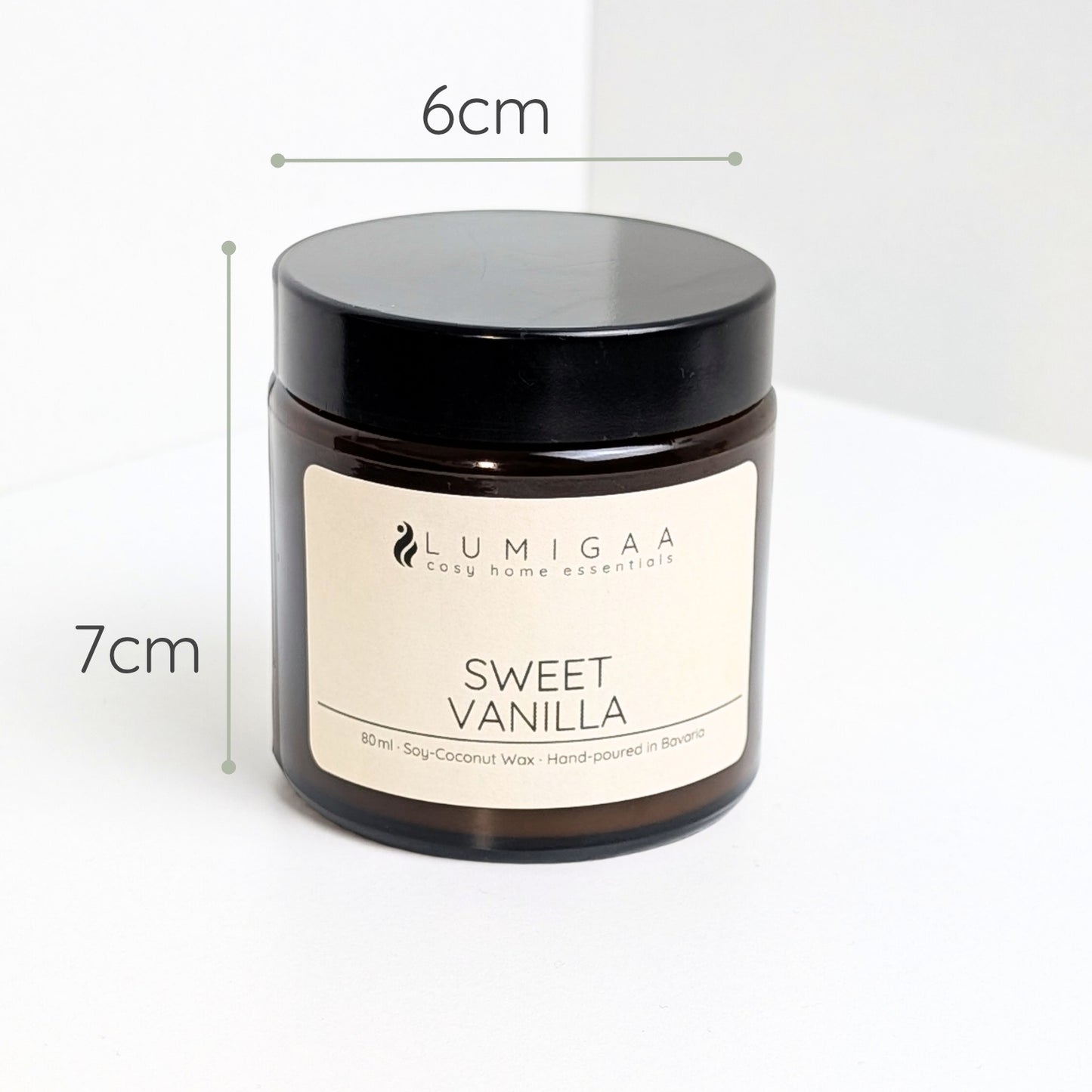 Kerze "NURA" small - Sweet Vanilla