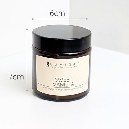 Kerze "NURA" small - Sweet Vanilla