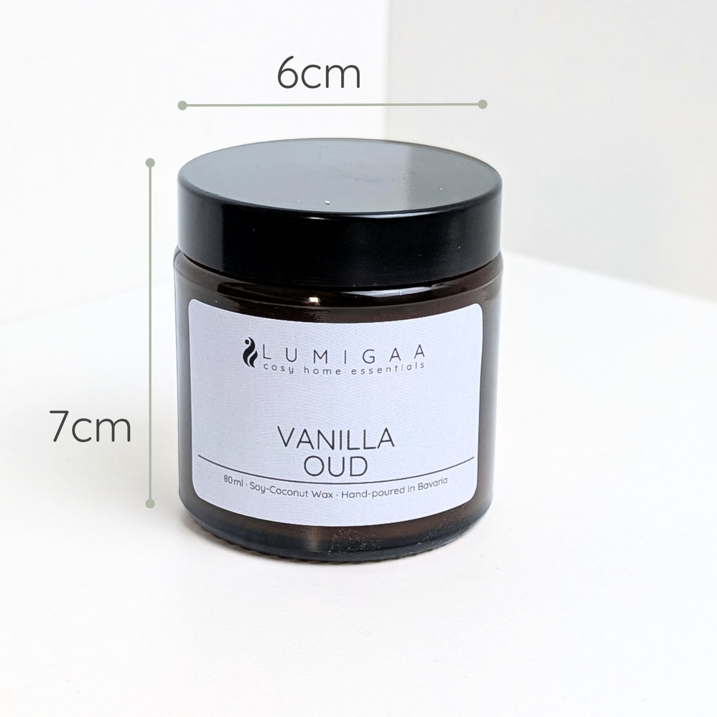 Kerze "NURA" small - Vanilla Oud