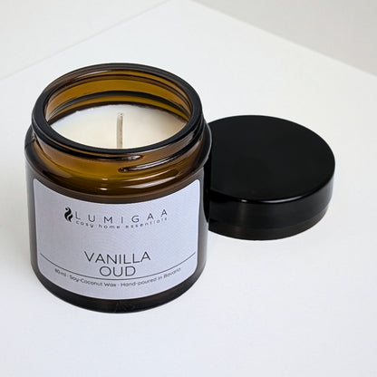 Kerze "NURA" small - Vanilla Oud