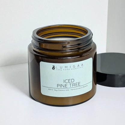 Kerze "NURA" - Iced Pine Tree