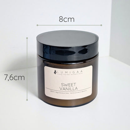 Kerze "NURA" - Sweet Vanilla