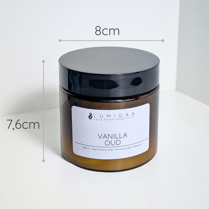 Kerze "NURA" - Vanilla Oud