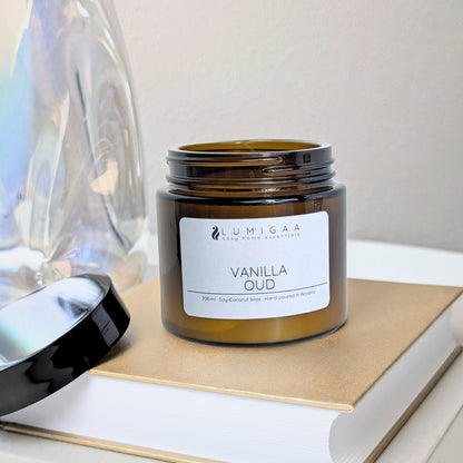 Kerze "NURA" - Vanilla Oud