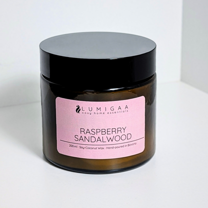 Kerze "NURA" - Raspberry Sandalwood